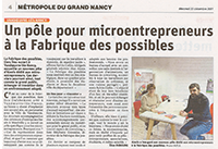 Lancement du Pôle Micro entrepreneur à Vandoeuvre-lès-Nancy